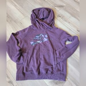 Purple Nike Hoodie with Camo Logo